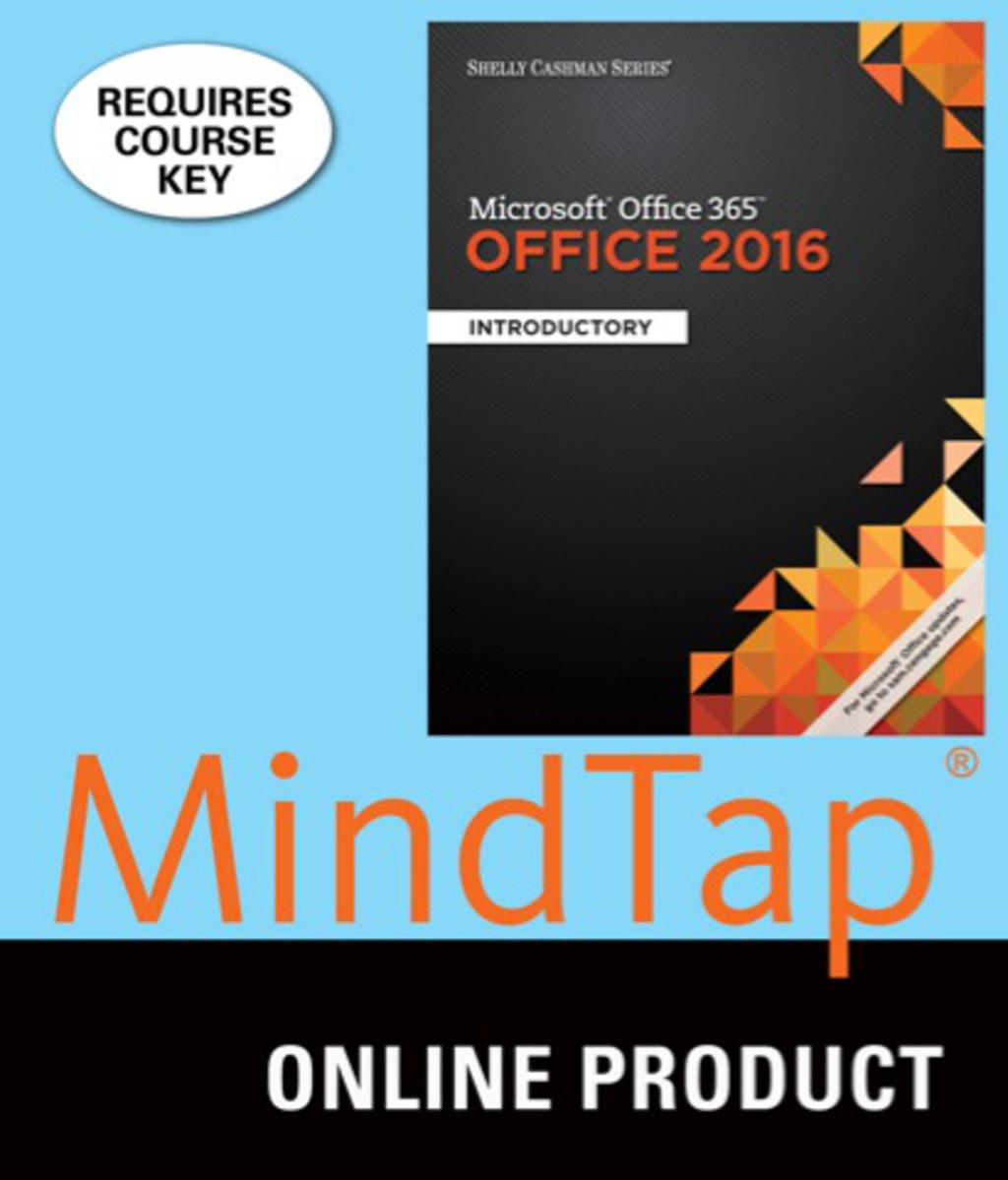 MindTap Computing for Vermaat/Freund/Hoisington/Schmieder/Last/Pratt/Sebok/Starks' Shelly Cashman Series Microsoft Office 365 & Office 2016: Introductory, 1st Edition, [Instant Access], 1 term (6 months) 1st Edition â€“ PDF/EPUB Version Downloadable